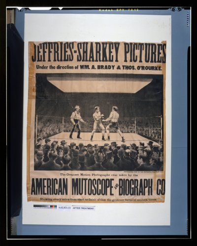 Jeffries-Sharkey图片 - 在Wm. A. Brady和Thos. O