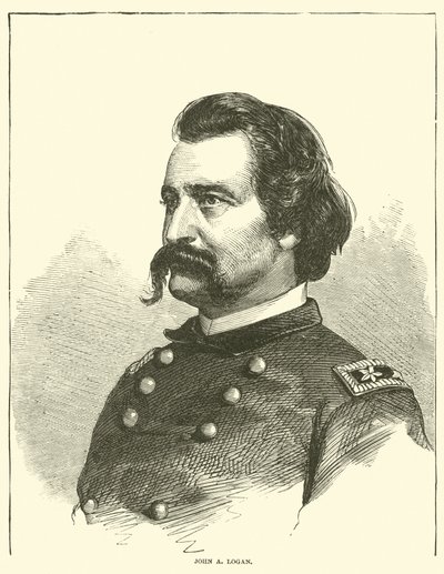 John A Logan，1863年5月 作者 美国学校