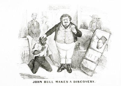 John Bull Makes a Discovery (litho) 作者 美国学校