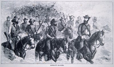 约翰-亨特-摩根(1825-64)的攻略(石印) 作者 美国学校