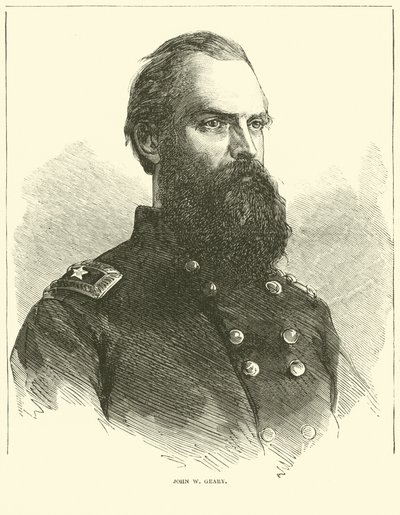 John W Geary，1863年10月 作者 美国学校