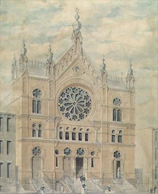Khal Adath Jeshurun犹太教堂，纽约 作者 美国学校