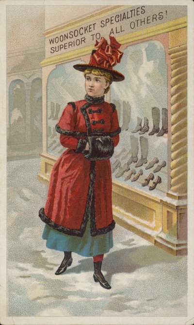 在雪的夫人窗口购物 作者 American School