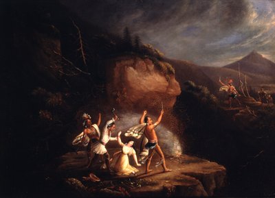 简·麦克雷亚大屠杀，1777年，19世纪初 作者 美国学校