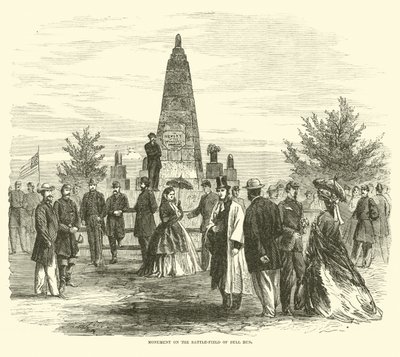 1862年9月在公牛奔跑战场上的纪念碑 作者 美国学校