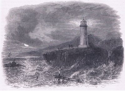 Mount Desert Isle，插图来自卡塞尔的美国酒吧历史。 由 Petter & Galpin c.1890 (石版画) 作者 美国学校