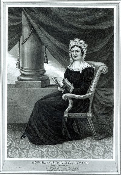Rachel Jackson女士，酒吧。作者：Joseph How，c.1850-1900 作者 美国学校
