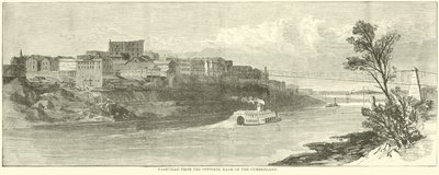 纳什维尔来自坎伯兰对岸，1864年12月 作者 American School