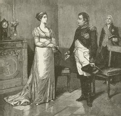 Nepoleon向Josephine宣布她的离婚 作者 美国学校
