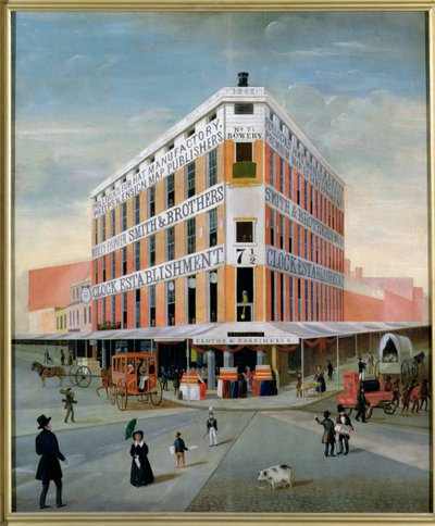 No.7 12 Bowery，NYC，c.1837-39 作者 美国学校