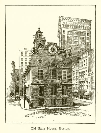 旧州议会大厦，波士顿 作者 American School