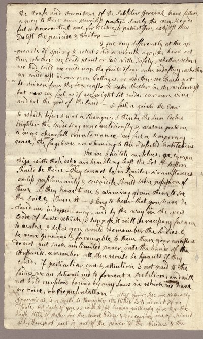 第2页，阿比盖尔亚当斯致约翰亚当斯的信，1776年3月31日至4月5日 作者 美国学校