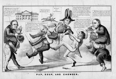 Pap，汤和杂烩，由Currier＆Ives，纽约出版，1852年 作者 美国学校
