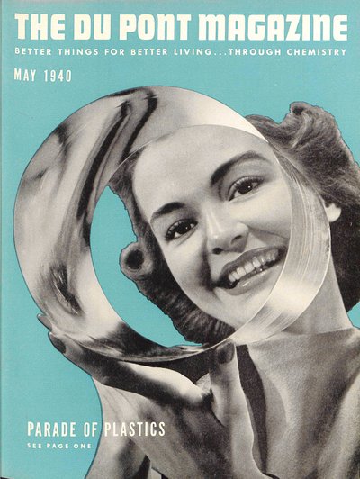 塑料游行，杜邦杂志的封面，1940年5月 作者 美国学校