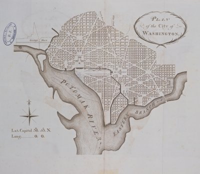 华盛顿市计划最初于1793年制定 作者 美国学校