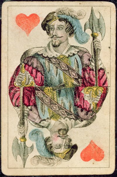 扑克牌：Jack of Hearts 作者 美国学校