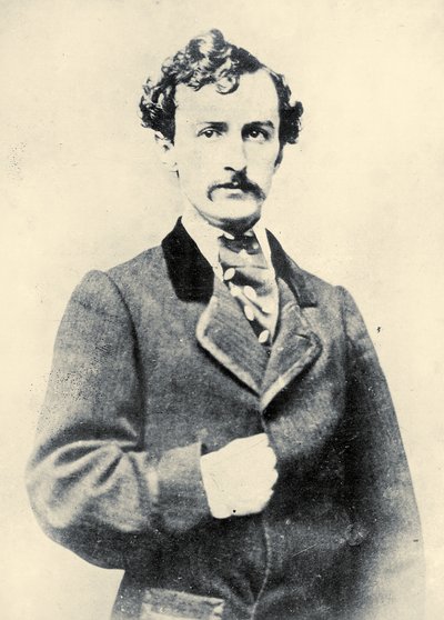 约翰·威尔克斯·布斯的肖像，约1860年 作者 美国学校