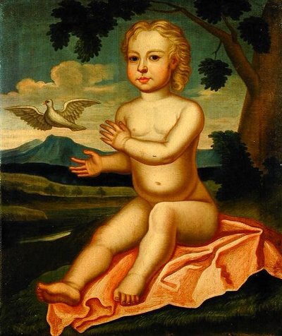 玛莎-"帕蒂"-平塔德（1769-1837）的肖像（亚麻布油画）。 作者 美国学校