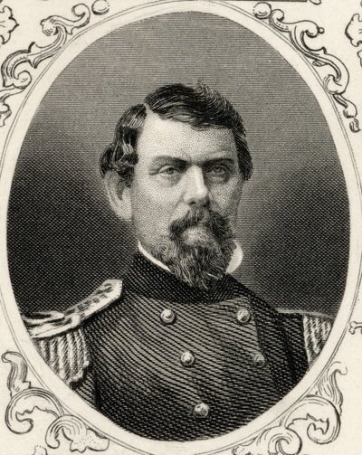 William Joseph Hardee的肖像（1815-73） 作者 美国学校