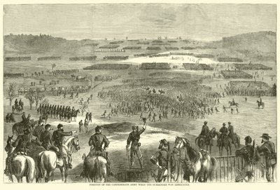 1865年4月宣布投降时联邦军的位置 作者 美国学校