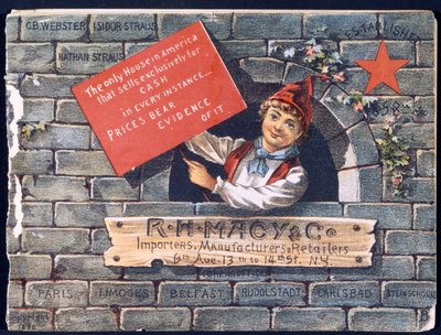 RH Macy＆Co。进口商，制造商和零售商[目录封面]，1890 作者 美国学校