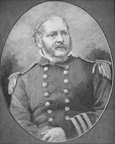 约翰-A.温斯洛少将（1811-1873），美国基尔萨奇号的船长 作者 美国学校