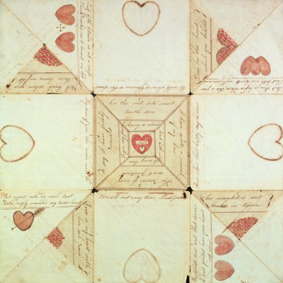情人节事项c.1760 作者 美国学校