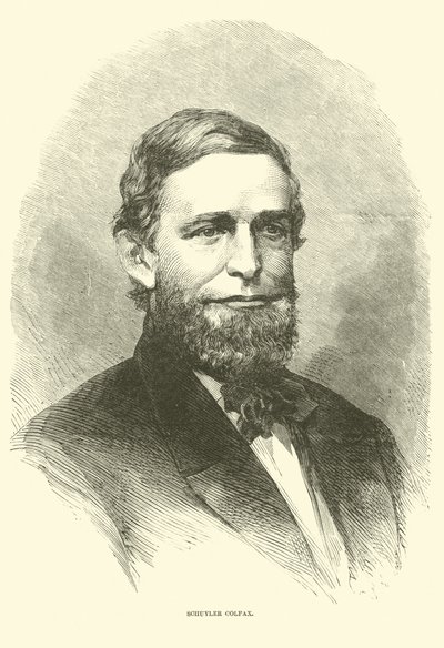 Schuyler Colfax，1865年12月 作者 美国学校