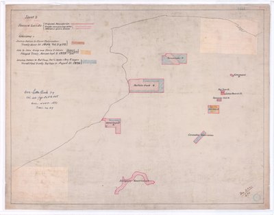 1826 年后的塞内卡土地（印刷品） 作者 美国学校