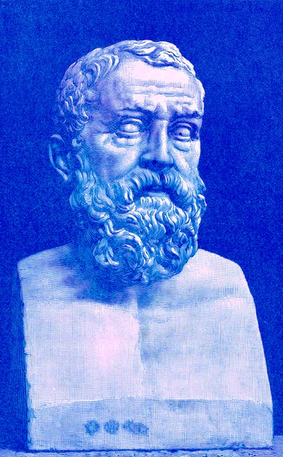 Solon，来自Victor Duruy的希腊历史插图，1890年出版（数字增强图像） 作者 美国学校