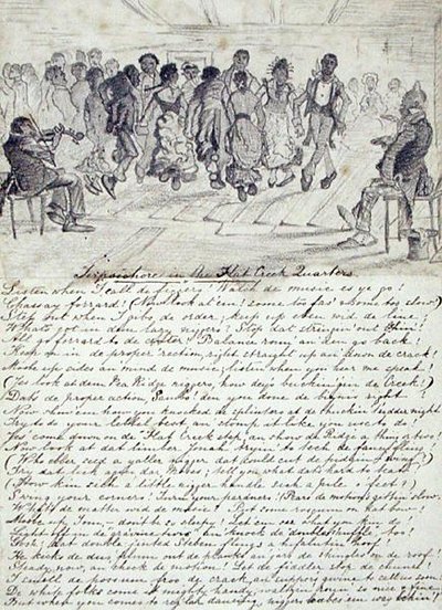 豌豆岭平川区的Terpischore，约1860年（纸上铅笔）。 作者 美国学校