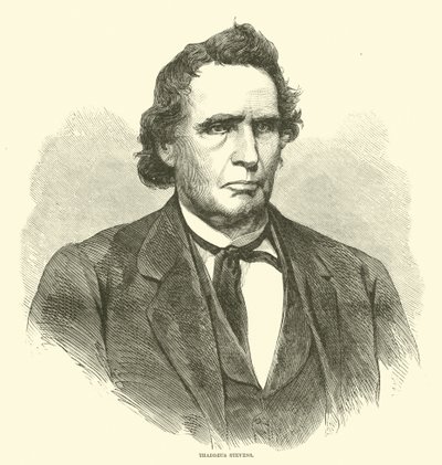 Thaddeus Stevens，1866年1月 作者 美国学校
