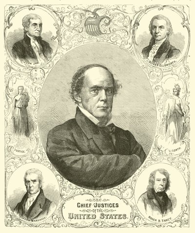 美国首席大法官，1864年8月 作者 美国学校