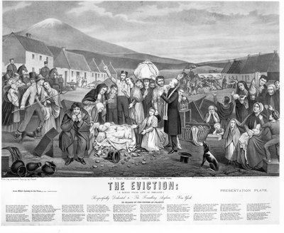 驱逐：爱尔兰生活中的场景，酒吧。作者：JT Foley，1871年 作者 美国学校