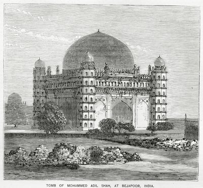 Gol Gumbaz，Mohammed Adil Shah II墓，建于1659年 作者 American School