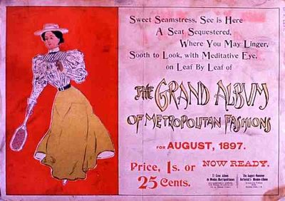 大都会时尚大相册》，1897年8月（彩色平印）。 作者 美国学校