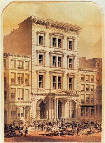 纽约证券交易所，由The Major和Knapp Co.，pub。作者：Edmond Parsloe，纽约，1870年 作者 美国学校