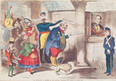 1869年共和国的悔改（？）敌人申请赦免山姆大叔 作者 美国学校