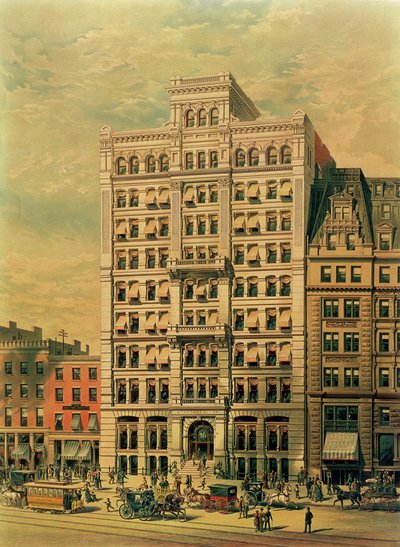 标准石油公司大楼，26 Broadway，纽约，酒吧。作者：Root and Tinker，1886年 作者 美国学校