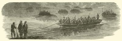 塞格威克斯队在1863年4月穿越拉帕汉诺克的进展 作者 美国学校