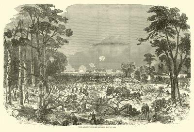 1863年5月27日，1863年5月袭击哈德逊港 作者 美国学校