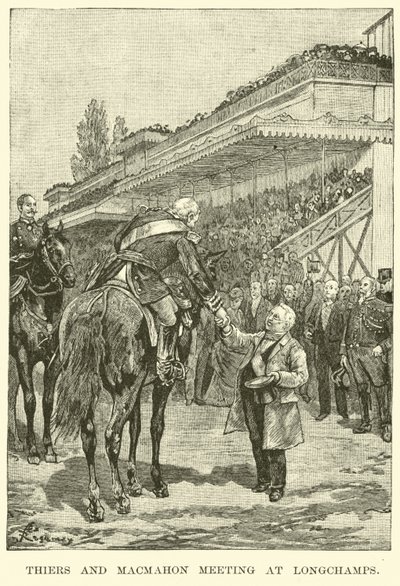 Thiers和Macmahon在Longchamps会面 作者 美国学校