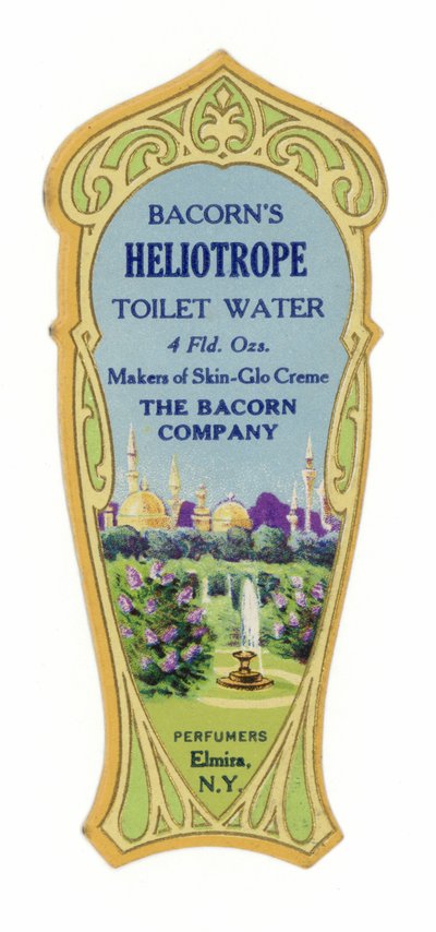 卫生间水标签，Heliotrope 作者 美国学校