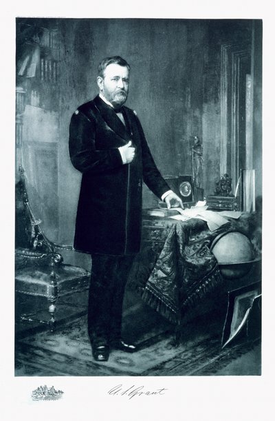 尤利西斯·S·格兰特，美利坚合众国第18任总统，酒吧。 1901年（照相凹版） 作者 美国学校