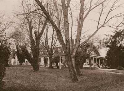 Ulysses S Grants总部，城市点（照相凹版） 作者 美国学校