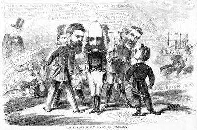萨姆叔叔幸福的将军家族，c.1863 作者 美国学校