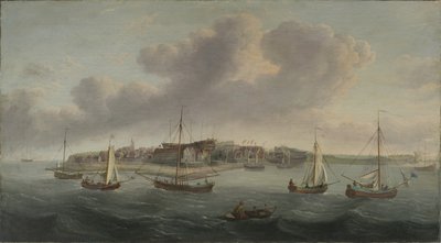 1760年海口的视图 作者 美国学校