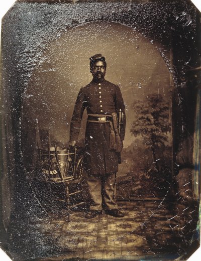 William J. Netson，马萨诸塞州第54步兵团，c.1863（tintype） 作者 美国学校