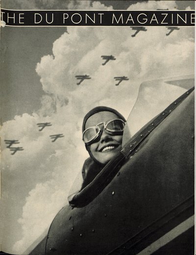 翅膀雅乐轩，杜邦杂志的封面，1934年5月 作者 美国学校