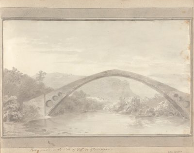 英格兰、苏格兰和威尔士的景观：塔夫谷或格拉摩根的普里德桥（Pont Y Pridd 作者 Amos Green